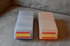 2x Helit Lernkartei BeeBoxen A8 Karteibox ,mit 3 Trennwänden ohne Karteikarten