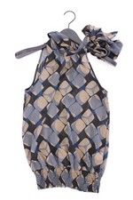 WE Fashion Ärmellose Bluse Classic Bluse für Damen Gr. 32, XS grau aus Polyester