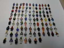 LEGO Figuren Minifiguren 104 Stück City + div. Themen Sammlung Konvolut kg Top