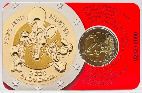 Slowenien euro coincard 2025 - slowenien,