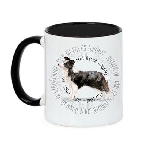 Tasse border collie circle - border,