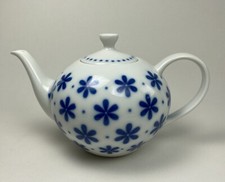 ARZBERG Form 2000 Indigo 3190 kleine Teekanne Blau Weiß ca. 0,6l.