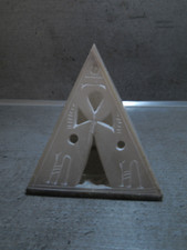 Teelichthalter Alabaster Pyramide Handgefertigt aus Ägypthen