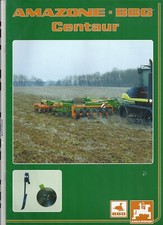 Prospekt Amazone BBG Scheibeneggen-Grubber-Kombination Centaur 3000-7500 v. 2001
