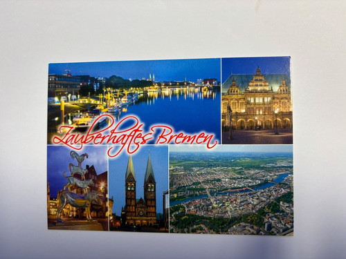 Zauberhaftes bremen postkarte - bremen,