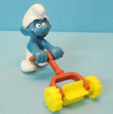 mit RASENMÄHER 40225 SUPER Schlumpf : Nr. 4 Griff hellbraun Schleich