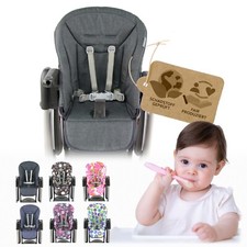 Ersatzbezug Sitzkissen für Hochstuhl kompatibel mit Peg Perego Tatamia  New Born