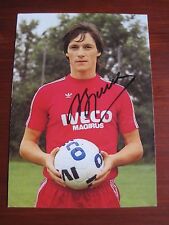 Asgeir Sigurvinsson Satzkarte Iveco  FC Bayern München Autogrammkarte 1981/82
