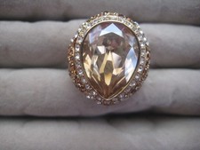 Ring vergoldet mit steinen - vergoldet,