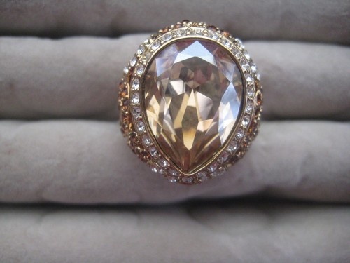 Ring vergoldet mit steinen - mit,