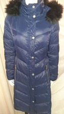 KARL LAGERFELD Daunenmantel Down Coat Steppmantel Damen Jacke Gr.M,L NEU Blau