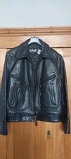Schott 637 Herren Lederjacke Gr. 42 Schwarz Made in USA Vintage 90er Rindsleder