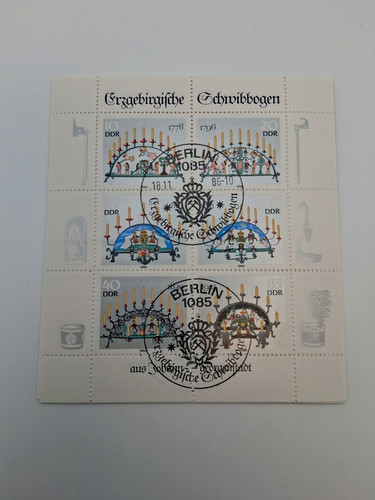 Ddr briefmarken block 1986 - block,
