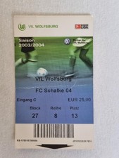 Sammlerticket VfL Wolfsburg -