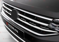 VW Tiguan Kühlergrill Zierleisten Edelstahl Chrom 4-tlg  BJ. 2020-Frontgrill