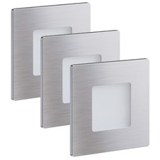 LED Treppenbeleuchtung 230V 1W Warmweiß außen IP65 68mm Treppenstufenbeleuchtung