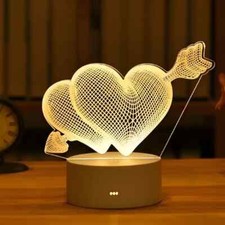 Lampe herz nachtlicht - lampe,