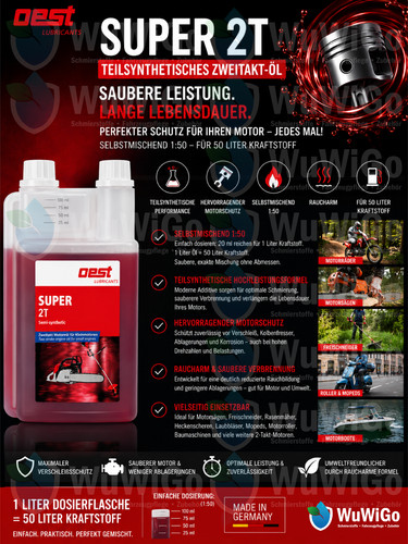 Liter oest super zweitakt - 2t,