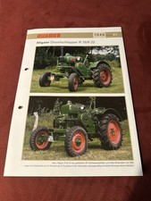 ALLGAIER Traktor Dieselschlepper R 18 / R 22   1946 Weltbild Prospekt