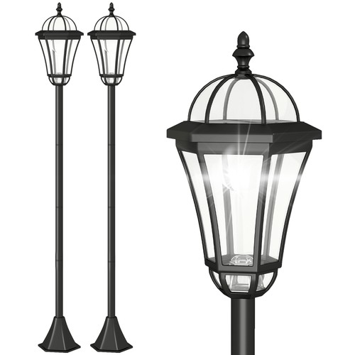 Solar gartenlaterne 2er set - solar,