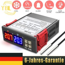 Digitaler LED Temperaturregler mit 2 Sensor Digital Thermostat STC-3008 10A 220V