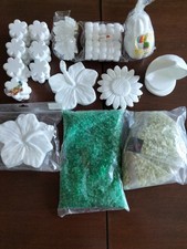 Styroporformen Pflanzen / Blumen ( +Pailletten )