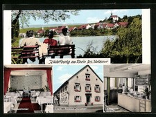 AK Kadelburg am Rhein /Krs. Waldshut, Gasthaus-Pension Hirschen, Innenansichten 