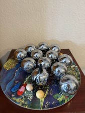 petanque kugeln 12x - 5 Verschiedene Patronen Und 6 X Markiert 720 g