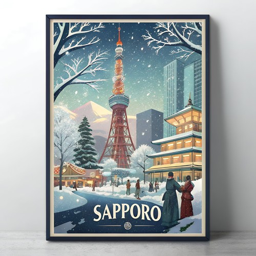 Majestätisches sapporo japan - sapporo,