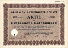 Gehe & Co. AG 1928 Dresden