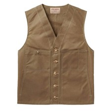Filson Oil Tin Cloth Vest Dark