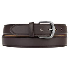 Designer Herren Realleather Backing Gürtel braun NEU in XXXL Übergröße 150 cm