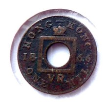 Hong Kong 1 Mil Bronze Münze