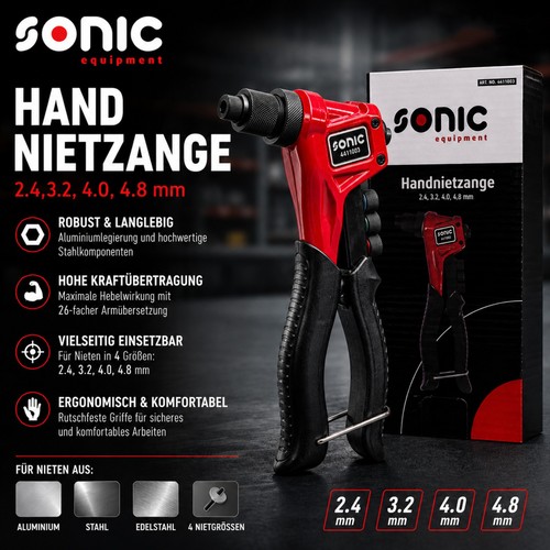 Sonic profi handnietzange für - handnietzange,