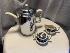 Fürstenberg Thermisol Kaffeekanne Art Déco Milchkännchen Zuckerdose gebraucht