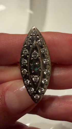 Vintage 585 gold ring - ring, mit