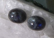 SPEKTROLITH Paar Cab. oval 2,54/2,39 ct - Sammlersteine