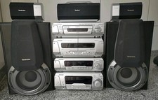 Technics komponentenanlage SC- EH  760 , 5 Lautsprecher ,5 Fach CD Wechsler Top 