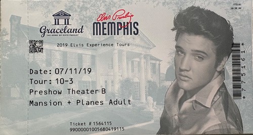 Elvis presley eintrittskarte - elvis,