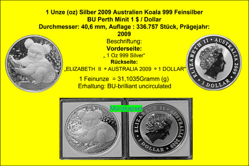 Unze silber 2009 - silber,