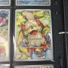 Pokemon - Hisuian Growlithe 181/167 - Full Art - Twilight Masquerade - NM / ENG 