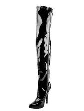 Savage PVC Oberschenkelstiefel