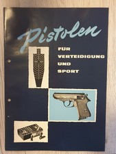 Preiskatalog Pistolen Sport Munition 1960 Dienstvorschrift Waffen L05