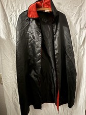 Crazy Days 164 Vampir Umhang Fasching Karneval Halloween Schwarz Kragen Unisex 