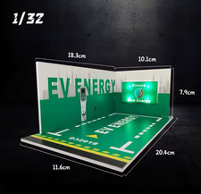 Diorama Display 1:24 1:32 1:43 1:64 Auto Car Garage Parking Modellauto LED EV