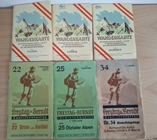 alte Touristenkarten