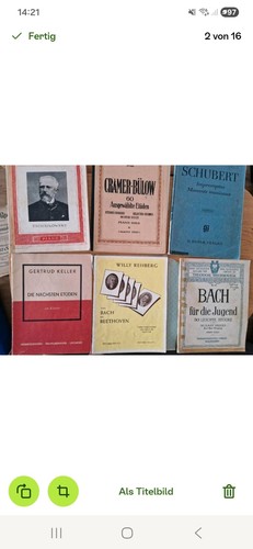 Konvolut alte klaviernoten - alte, /
