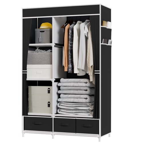 Stoffschrank faltschrank mit - stoffschrank,,