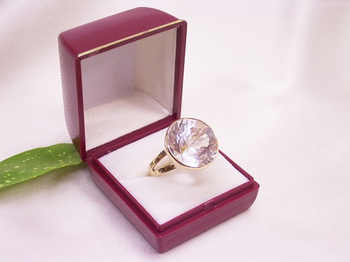 Modernist vintage goldring 585 - vintage,