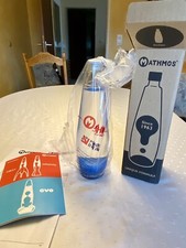 Mathmos Telstar/AstroBaby/Evo Flasche in Clear/Turquoise Limited - NEU & OVP #C